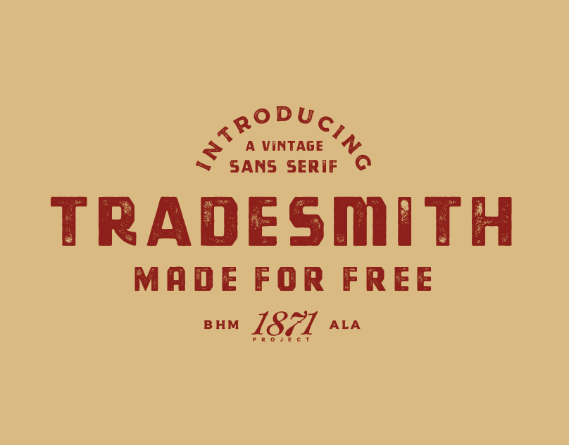폰트 Tradesmith