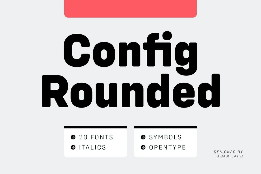 폰트 Config Rounded