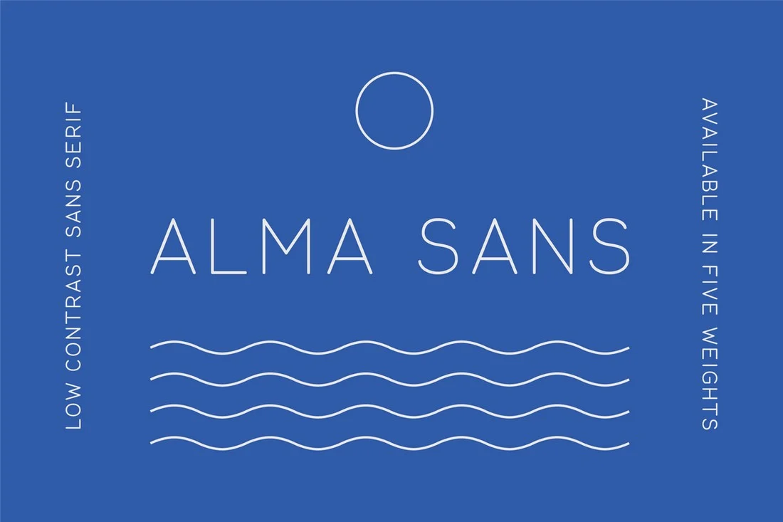 폰트 Alma Sans