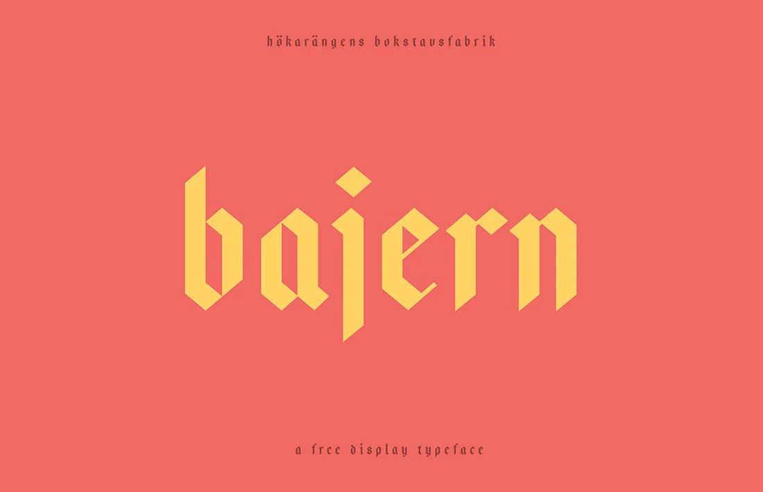 폰트 Bajern