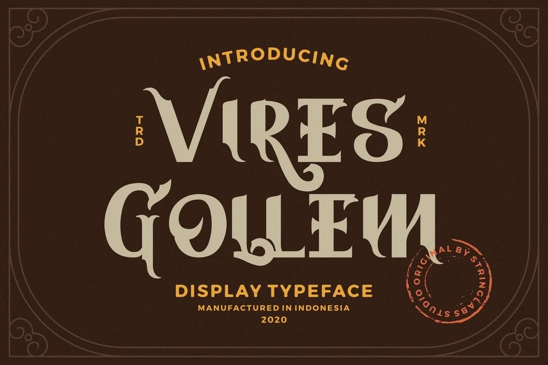 폰트 Vires Gollem