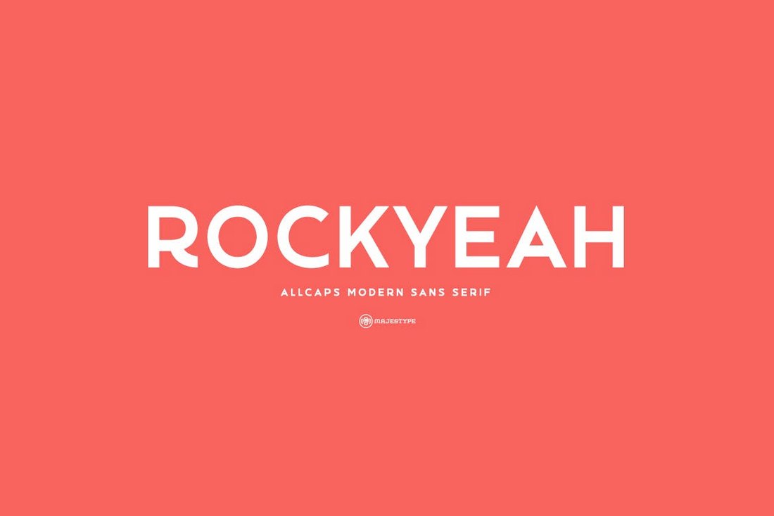 폰트 Rockyeah