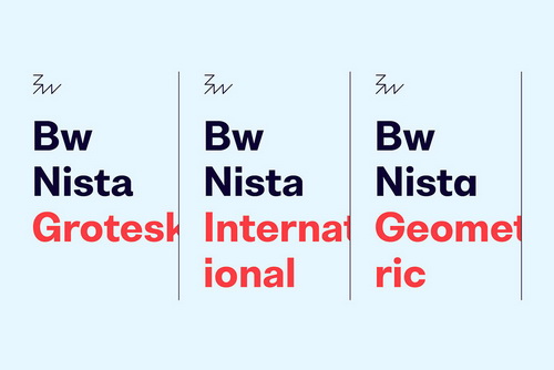 폰트 Bw Nista Grotesk