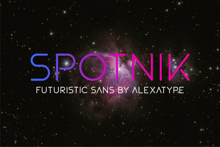 폰트 SPOTNIK