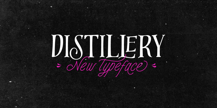 폰트 Distillery