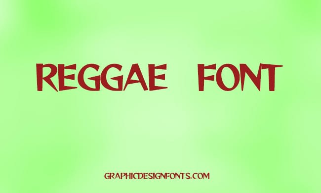 폰트 Reggae One