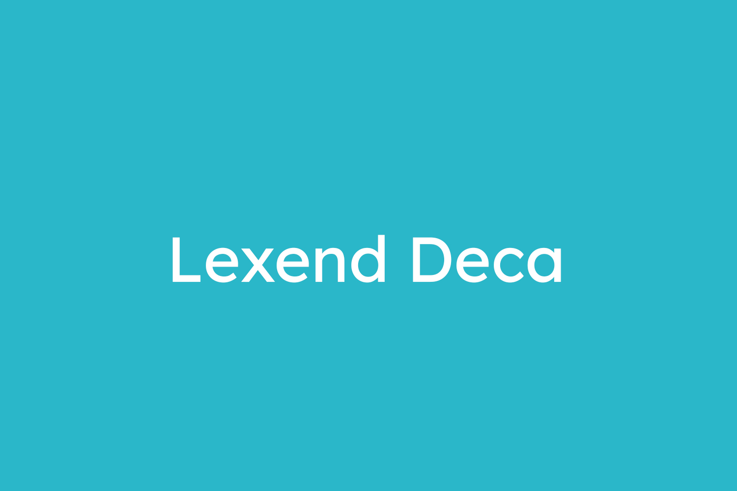 Lexend