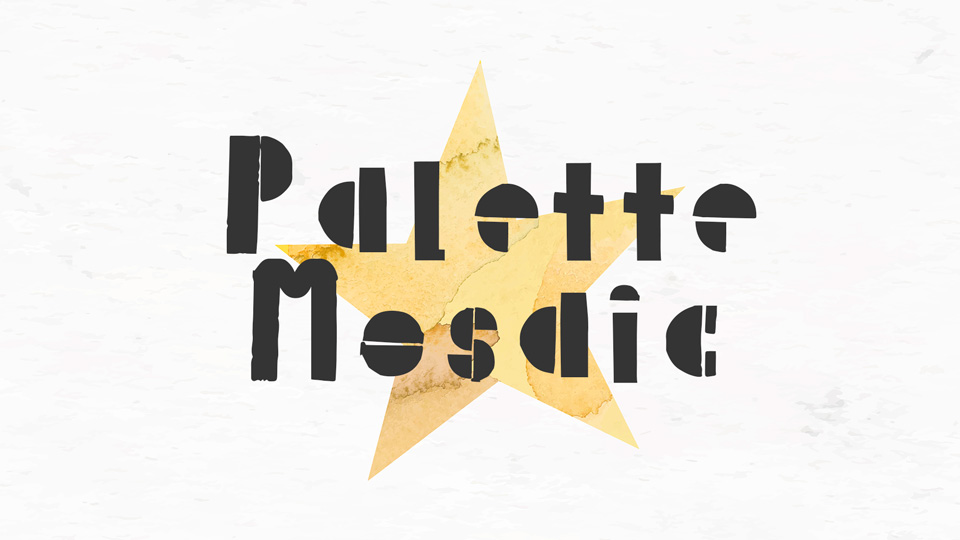 폰트 Palette Mosaic