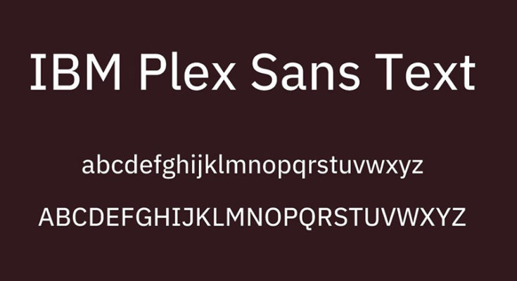 폰트 IBM Plex Sans Devanagari