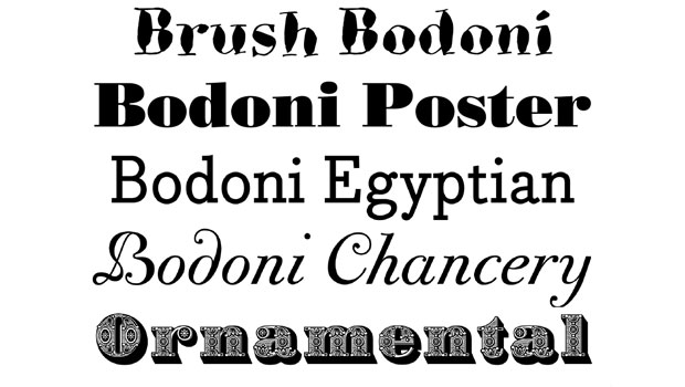 폰트 Bodoni Brush
