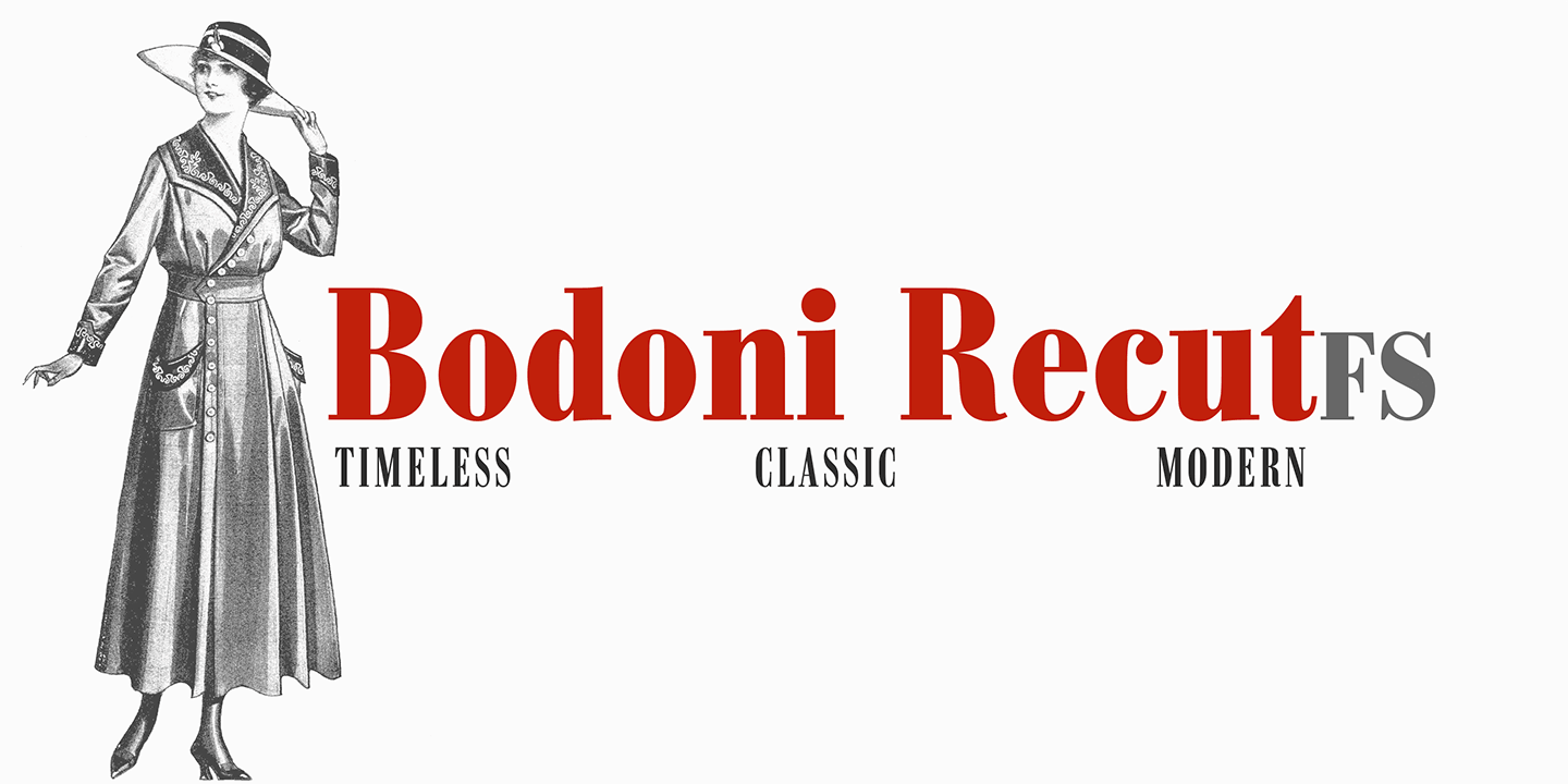 폰트 Bodoni Recut