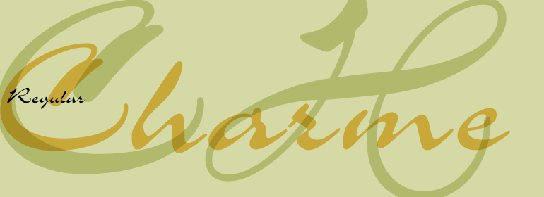 폰트 Charme