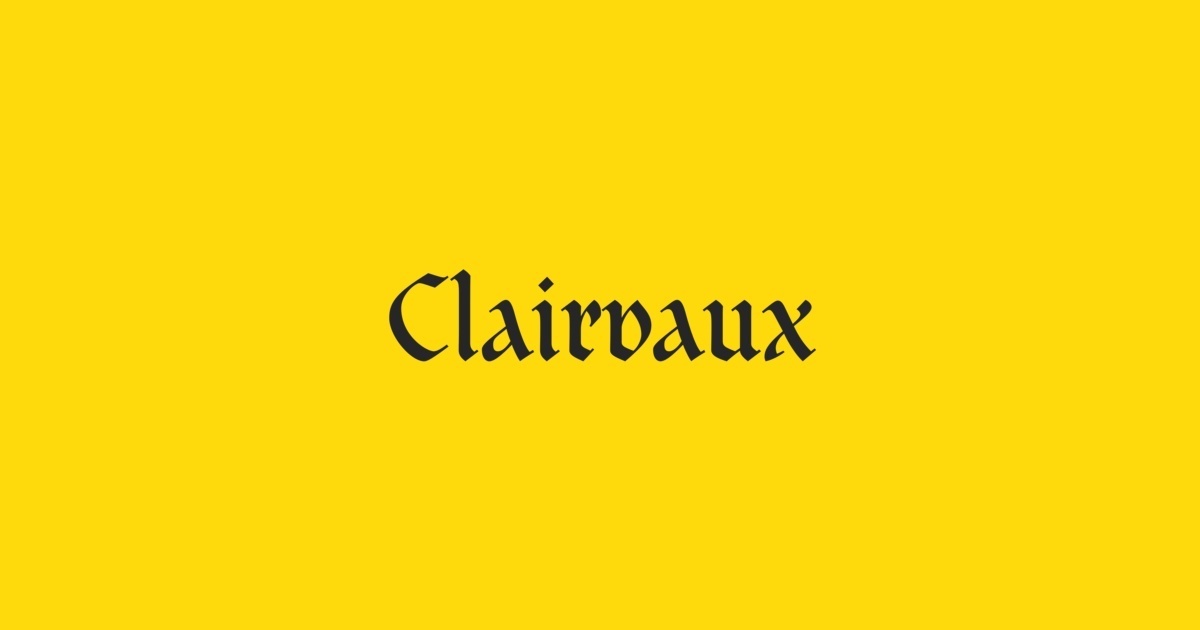 폰트 Clairvaux