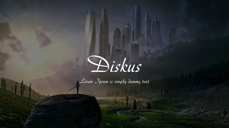 폰트 Diskus