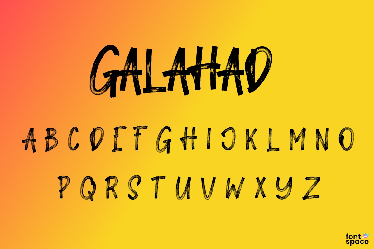 폰트 Galahad