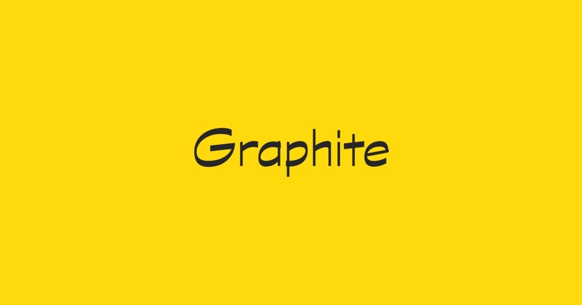 폰트 Graphite