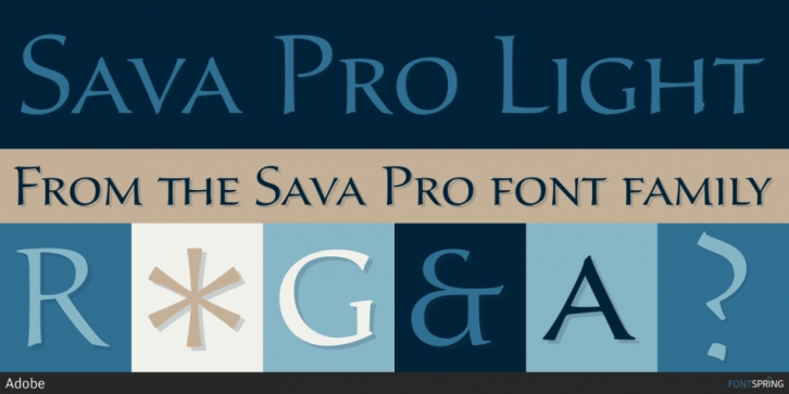 폰트 Sava Pro