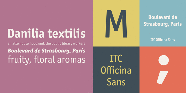 폰트 ITC Officina Sans