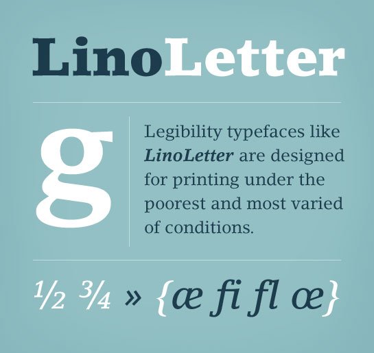 폰트 Lino Letter