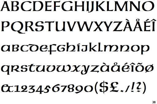 폰트 Neue Hammer Unziale