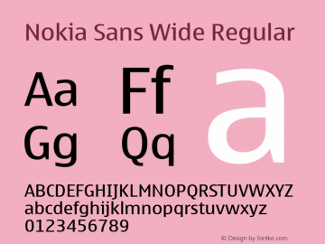 Nokia Sans Wide