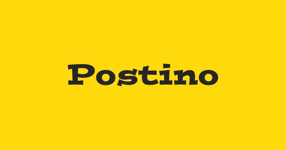 폰트 Postino