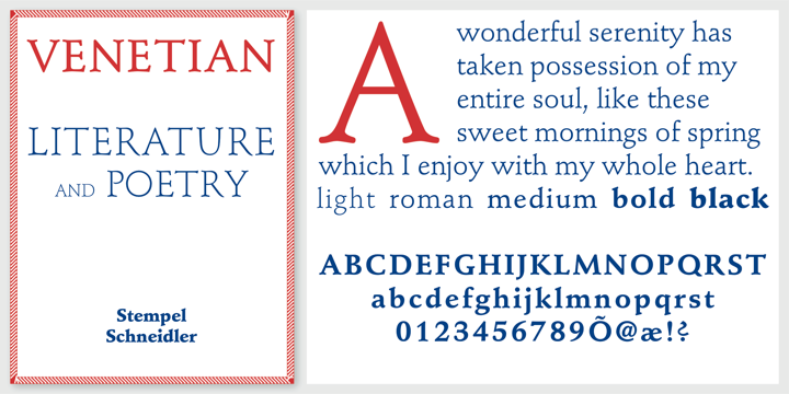 폰트 Stempel Schneidler