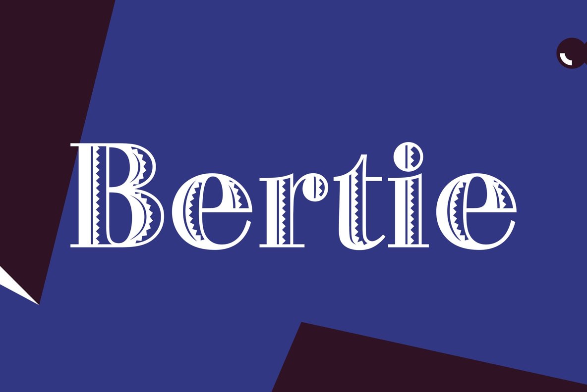 폰트 Bertie