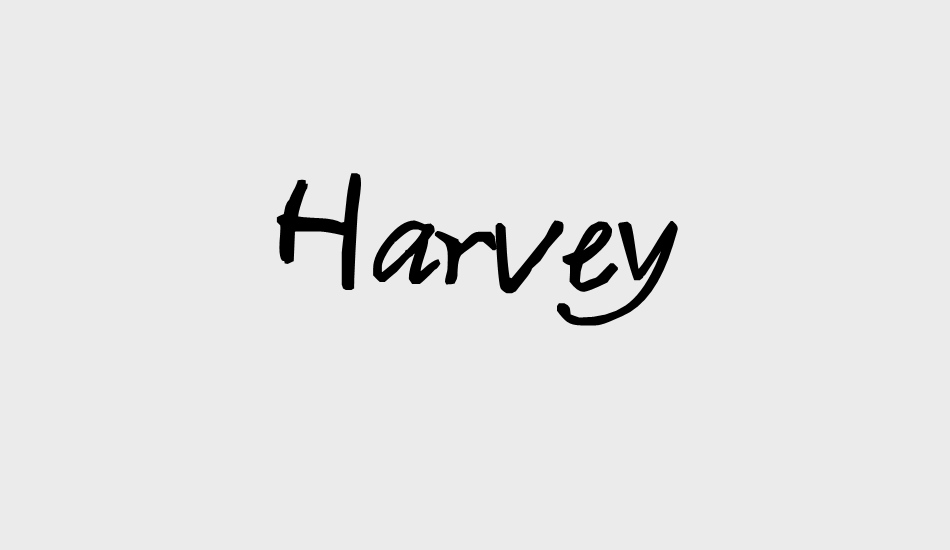 폰트 Harvey
