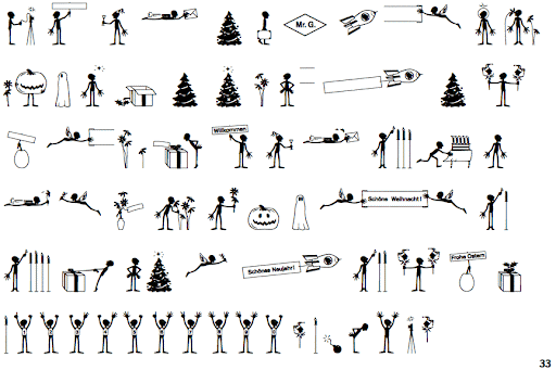 폰트 Linotype Festtagsfont