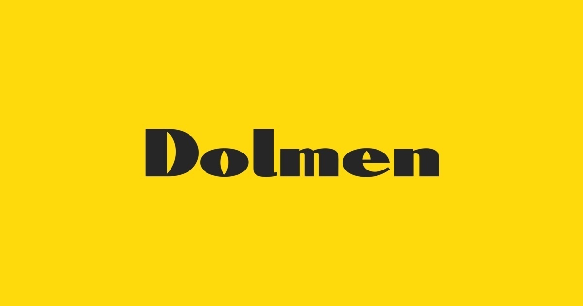 폰트 Dolmen