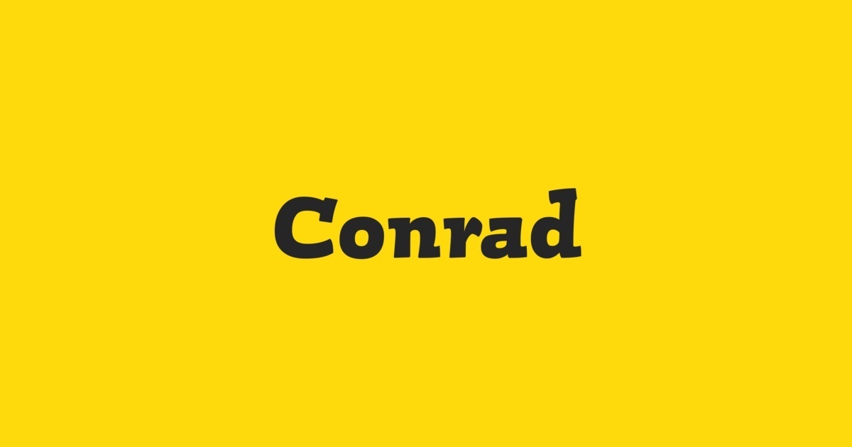 폰트 Conrad