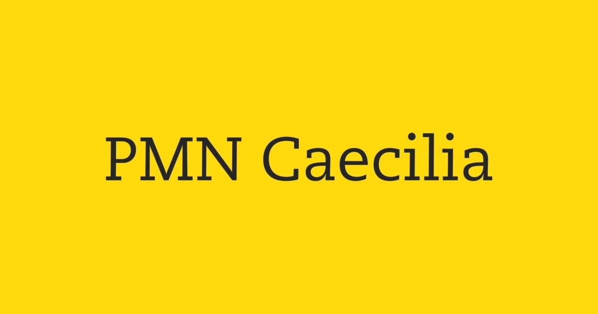 폰트 PMN Caecilia