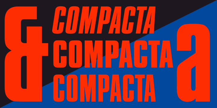 폰트 Compacta