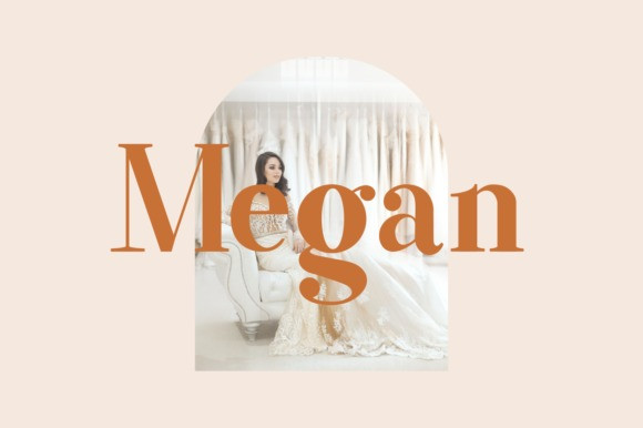 폰트 Megan