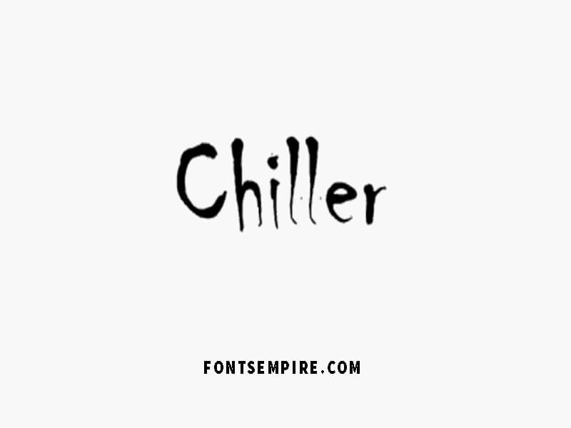 폰트 Chiller