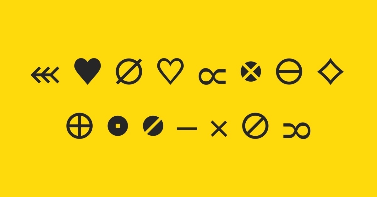 폰트 Linotype Heureka Glyphs