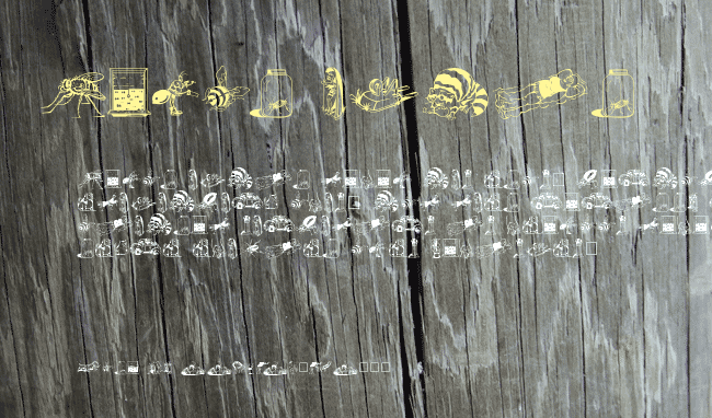 폰트 ITC Backyard Beasties