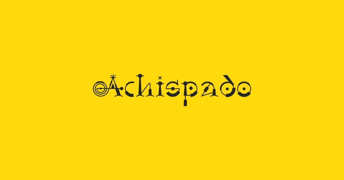 폰트 Achispado