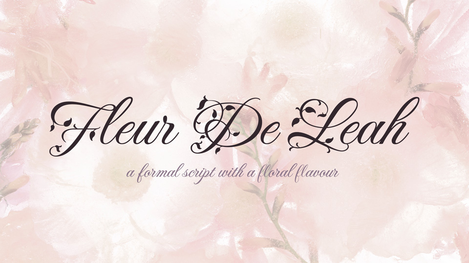 폰트 Fleur De Leah