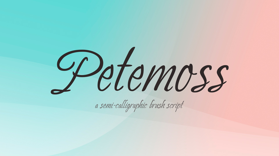 폰트 Petemoss