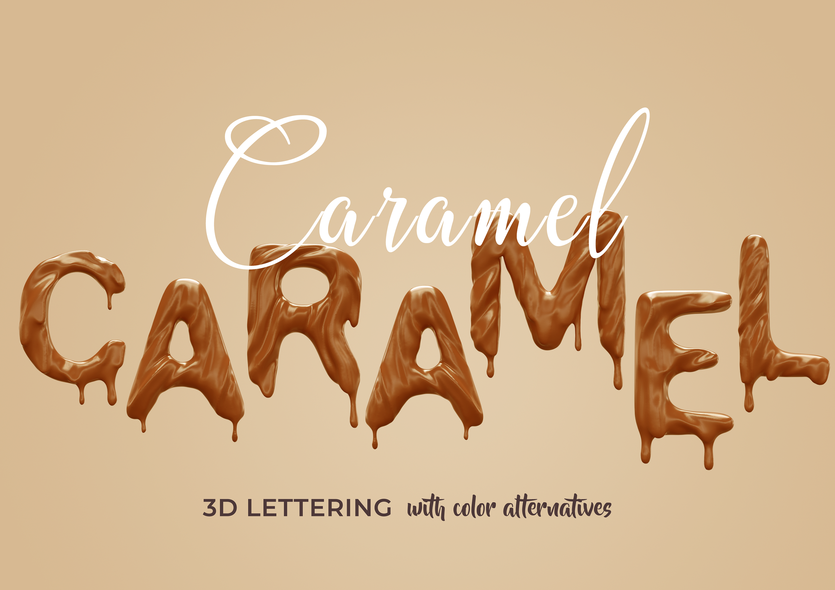 폰트 Caramel