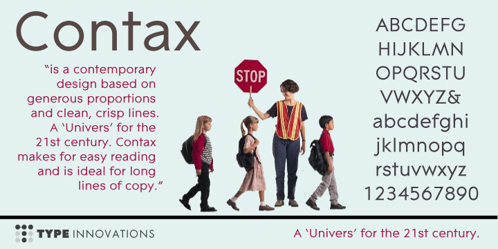 폰트 Contax