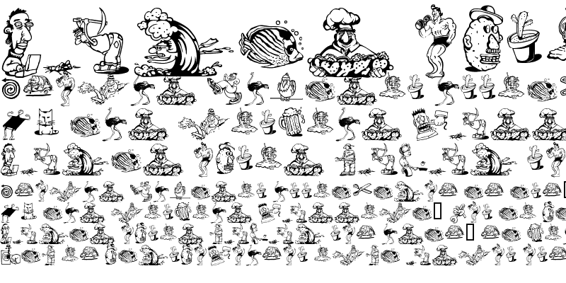 폰트 Fontoonies Two