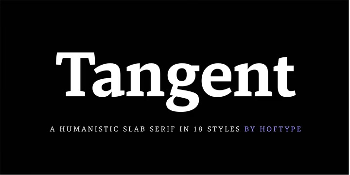 폰트 Tangient Serif