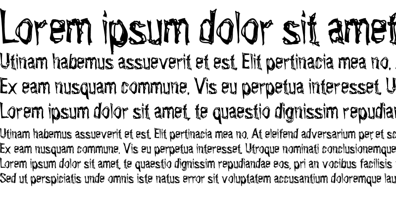 폰트 Ugly Stick AOE