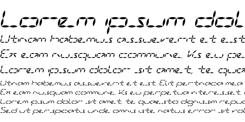 폰트 Vanguard III AOE