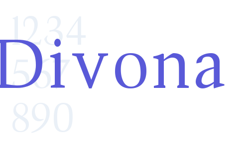 폰트 Divona