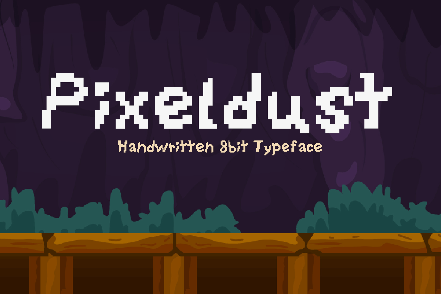 폰트 Pixeldust