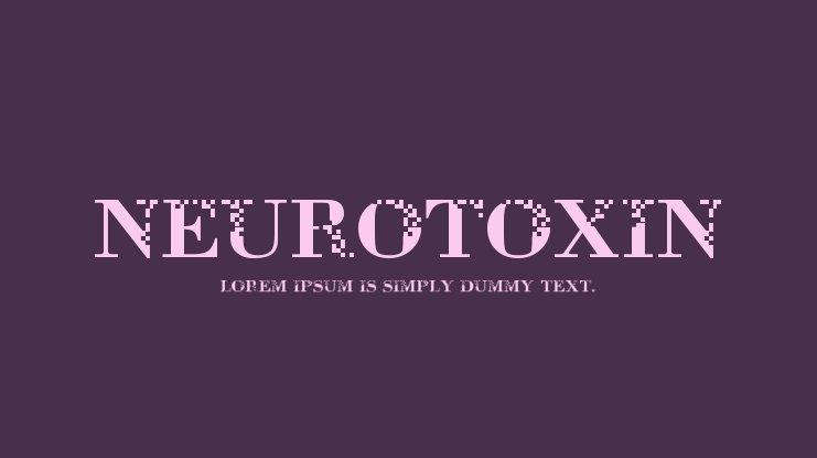 폰트 Neurotoxin